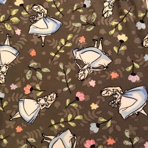 LuLaRoe TC2 Alice in Wonderland Leggings